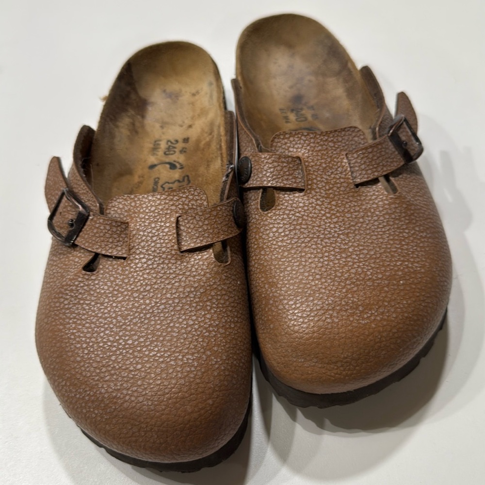 Birki's Birkenstock Betula Brown  Slip-on Clogs EU 37 Size W6 M4